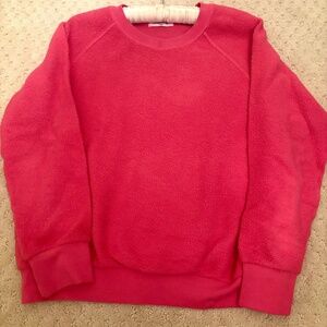 Perfect White Tee Ziggy Inside Out Sweatshirt Size Medium Pink